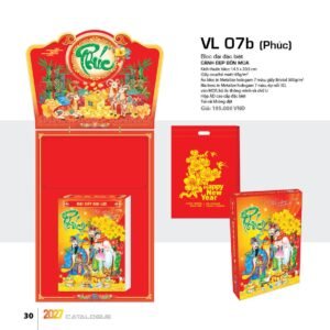 Lịch Bloc Đại Đặc Biệt 2027 VL Mẫu VL07B - Đại Cát Đại Lợi (29 x 41 cm) Quà Tặng Tri Ân Ngành Giáo Dục & Nhà Trường in logo doanh nghiệp quà tặng Tết tại Quà Tặng Giáo Dục VN