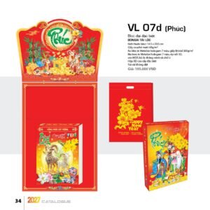 Lịch Bloc Đại Đặc Biệt 2027 VL Mẫu VL07D (29 x 41 cm) Quà Tặng Tri Ân Ngành Giáo Dục & Nhà Trường in logo doanh nghiệp quà tặng Tết tại Quà Tặng Giáo Dục VN