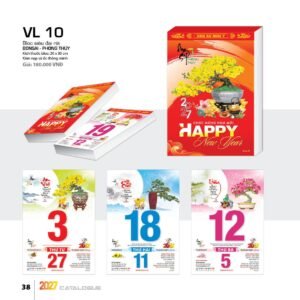 Lịch Bloc Siêu Đại 2027 VL Mẫu VL1011 (20 x 30cm) Quà Tặng Tri Ân Ngành Giáo Dục & Nhà Trường in logo doanh nghiệp quà tặng Tết tại Quà Tặng Giáo Dục VN