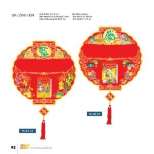 Lịch Bìa Treo 2027 VL Mẫu VLBD (40 x 60cm) Quà Tặng Tri Ân Ngành Giáo Dục & Nhà Trường in logo doanh nghiệp quà tặng Tết tại Quà Tặng Giáo Dục VN