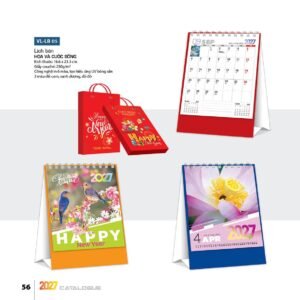 Lịch Để Bàn 2027 VL Mẫu VLLB05 (16 x 24 cm) Quà Tặng Tri Ân Ngành Giáo Dục & Nhà Trường in logo doanh nghiệp quà tặng Tết tại Quà Tặng Giáo Dục VN