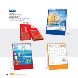 Lịch Bloc 2027 VL Mẫu VLLB06 (29 x 41 cm) Quà Tặng Tri Ân Ngành Giáo Dục & Nhà Trường in logo doanh nghiệp quà tặng Tết tại Quà Tặng Giáo Dục VN