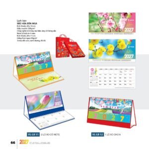 Lịch Bloc 2027 VL Mẫu VLLB11 (29 x 41 cm) Quà Tặng Tri Ân Ngành Giáo Dục & Nhà Trường in logo doanh nghiệp quà tặng Tết tại Quà Tặng Giáo Dục VN