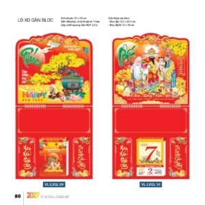 Lịch Treo Tường Lò Xo 2027 VL Mẫu VLLXG09 (37 x 70cm) Quà Tặng Tri Ân Ngành Giáo Dục & Nhà Trường in logo doanh nghiệp quà tặng Tết tại Quà Tặng Giáo Dục VN