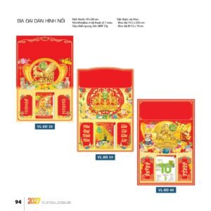 Lịch Bìa Treo 2027 VL Mẫu VLST (40 x 60cm) Quà Tặng Tri Ân Ngành Giáo Dục & Nhà Trường in logo doanh nghiệp quà tặng Tết tại Quà Tặng Giáo Dục VN